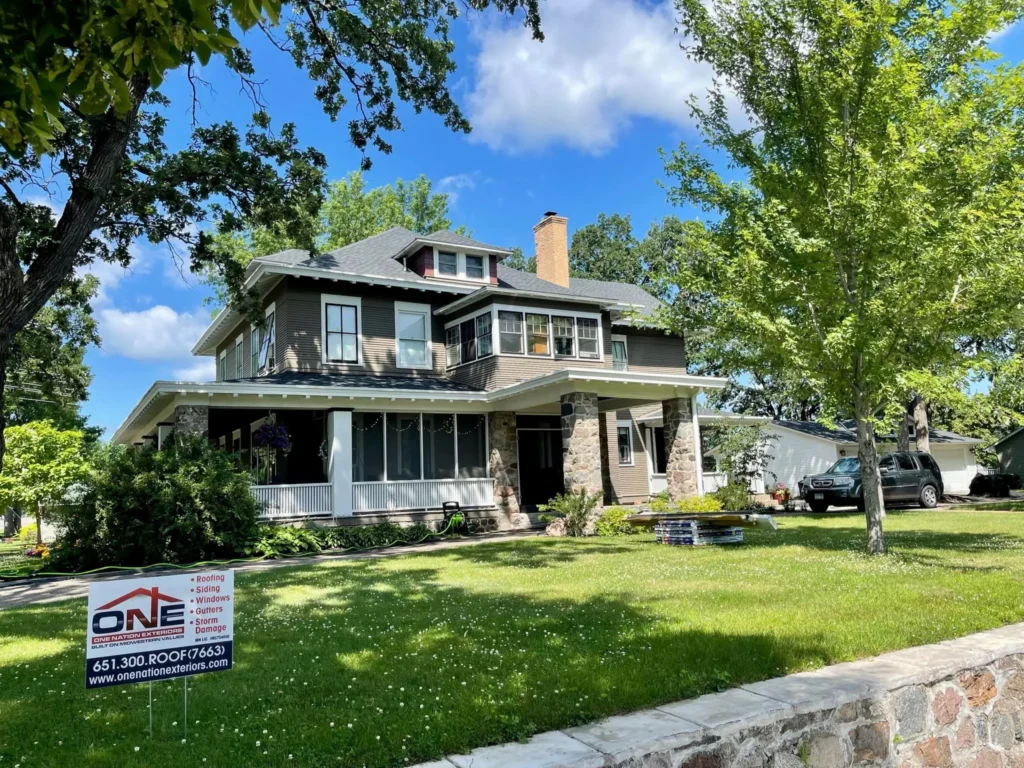 Completed One Nation Exteriors residential roofing project