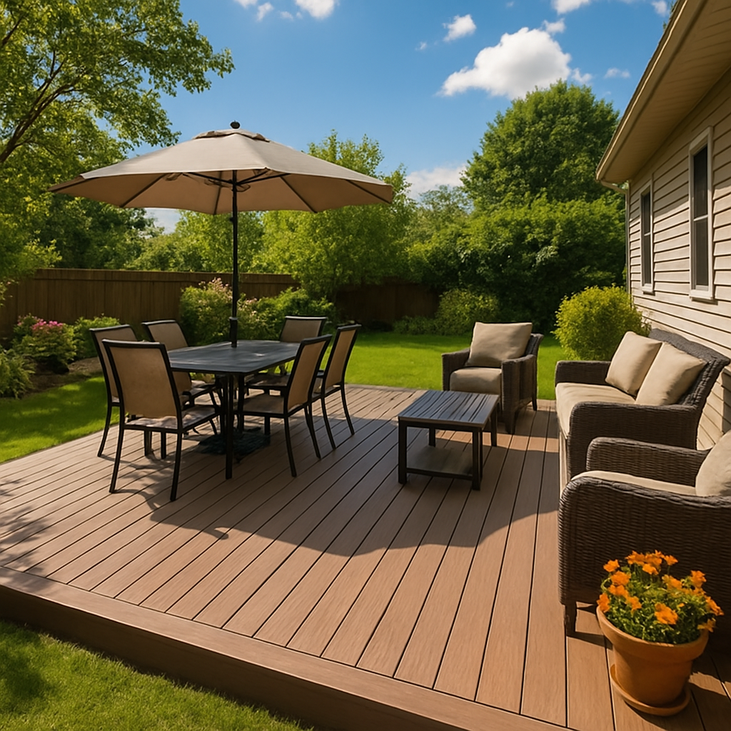Composite decking is a popular choice among homeowners for several reasons. Its durability and low maintenance are hard to beat. Unlike wood, composite decking doesn't splinter, warp, or rot.
